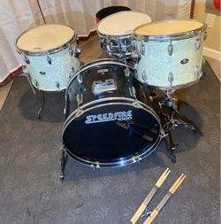 In Upland  91784. 4 piece shell pack drum set 14 15 1977 Slingerland maple 5 ply toms 22 bass 14 snare new throne $450 cash