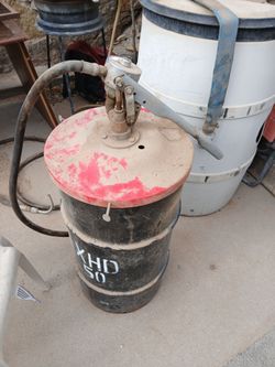 Antique oil pumper