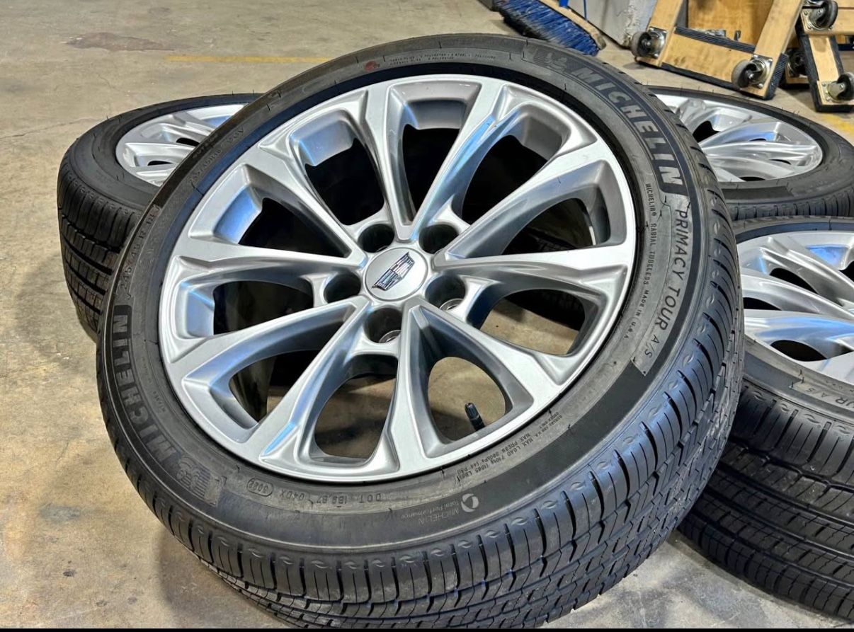 2022 CADILLAC CT5 Wheels Rims 18x[hidden information] OEM W/CAP ...