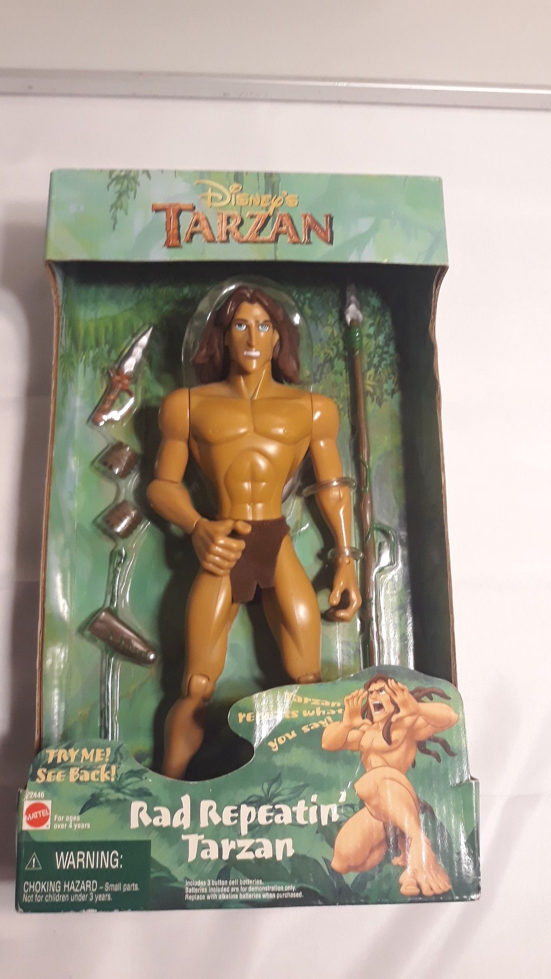 (Rare)Disney's Tarzan Doll 1999 (banned and recalled