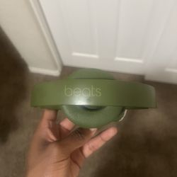 Green Beats Headphones