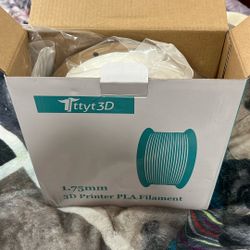White PLA 3d printer filament - NEW