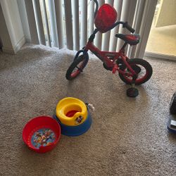 Kid Bike And Potty 