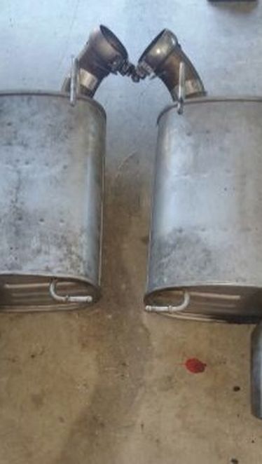 2014 mustang gt stock exhaust OBO