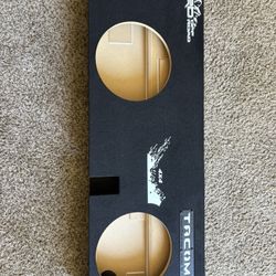 12" Dual Sealed Sub Box, Fits 05-23 Toyota Tacoma Double-Cab Speaker Box Car Audio Subwoofer Enclosure Ground-Shaker