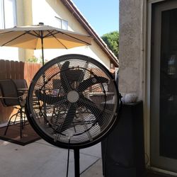 22" Industrial 3 Speed Industrial High Velocity Fan With Misters Don't Miss Out 
