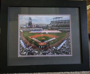 Framed Colorado Rockies Coors Field Photo File Print
