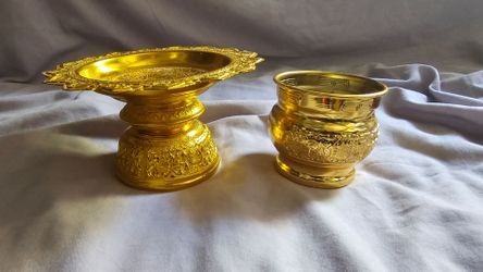 #Thai #Ceremony #Plate #Incense #Burner