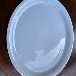 Dishes, Oval, White