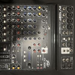 Peavey PV 10 AT 10 Channel Compact Mixer with Bluetooth and Antares Auto-Tune
