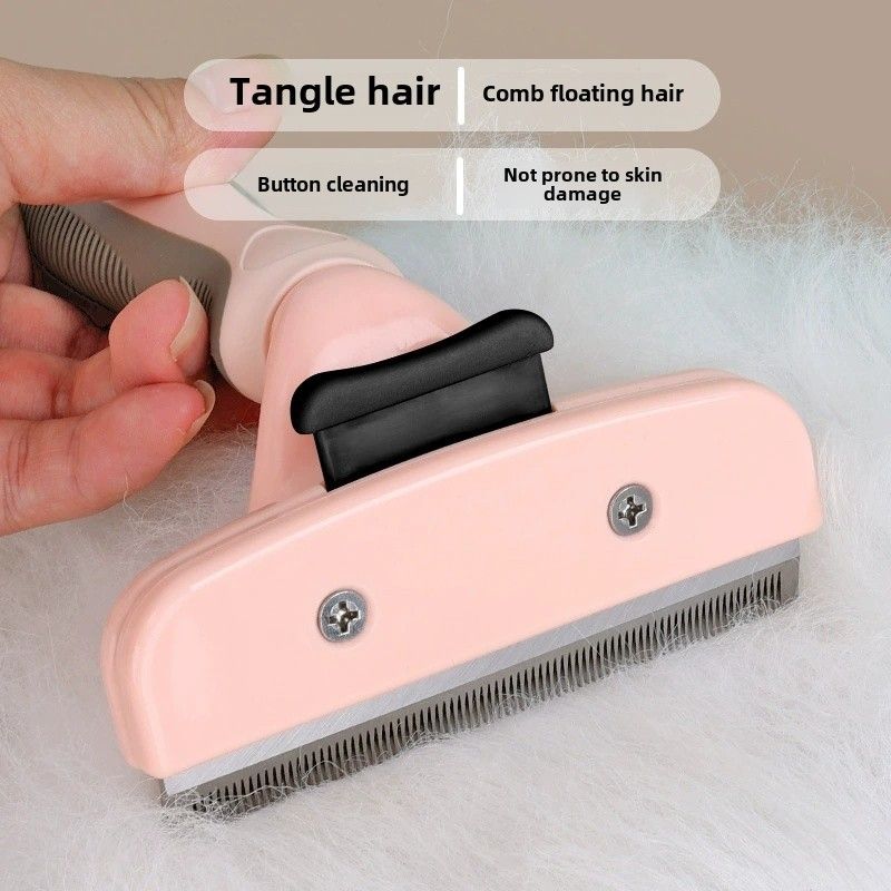 Undercoat Deshedding Tool for Dogs, Deshedding Brush for Dogs, Removes Loose Hair and Combats Dog Shedding