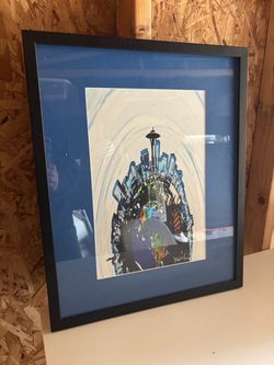 Space Needle Top of the World Framed Print
