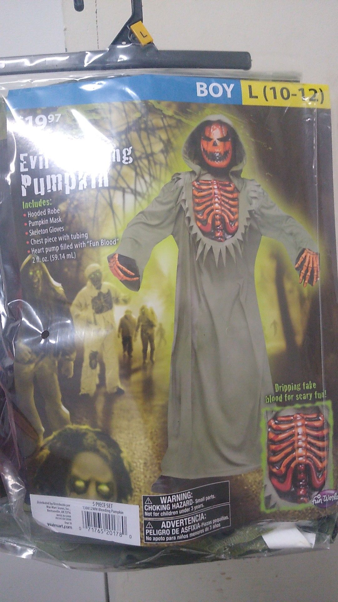 Evil bleeding pumpkin