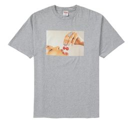 Supreme Cherries Tee Heather Grey