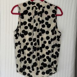 Black And White Polka Dot Women’s Blouse