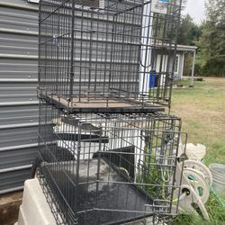 Metal Pet Lodge Carrier Travel Cage 
