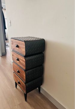 Industrial 4-Drawer Storage Cabinet
