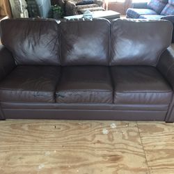 Couch Brown Leather