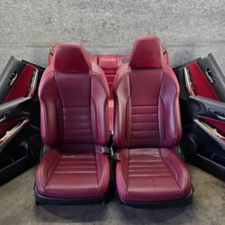 Red Lexus FSport Seats 