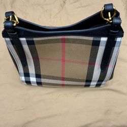 Burberry Canterbury Leather Tote Woman’s Bag Handbag Authentic Luxury Brand Shoulder Messenger Signature Purse Zippered Adjustable Strap 
