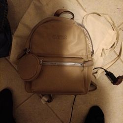Brand New Guess Bag/Backpack W/Small Coin Pouch.  $75 O.B.O.