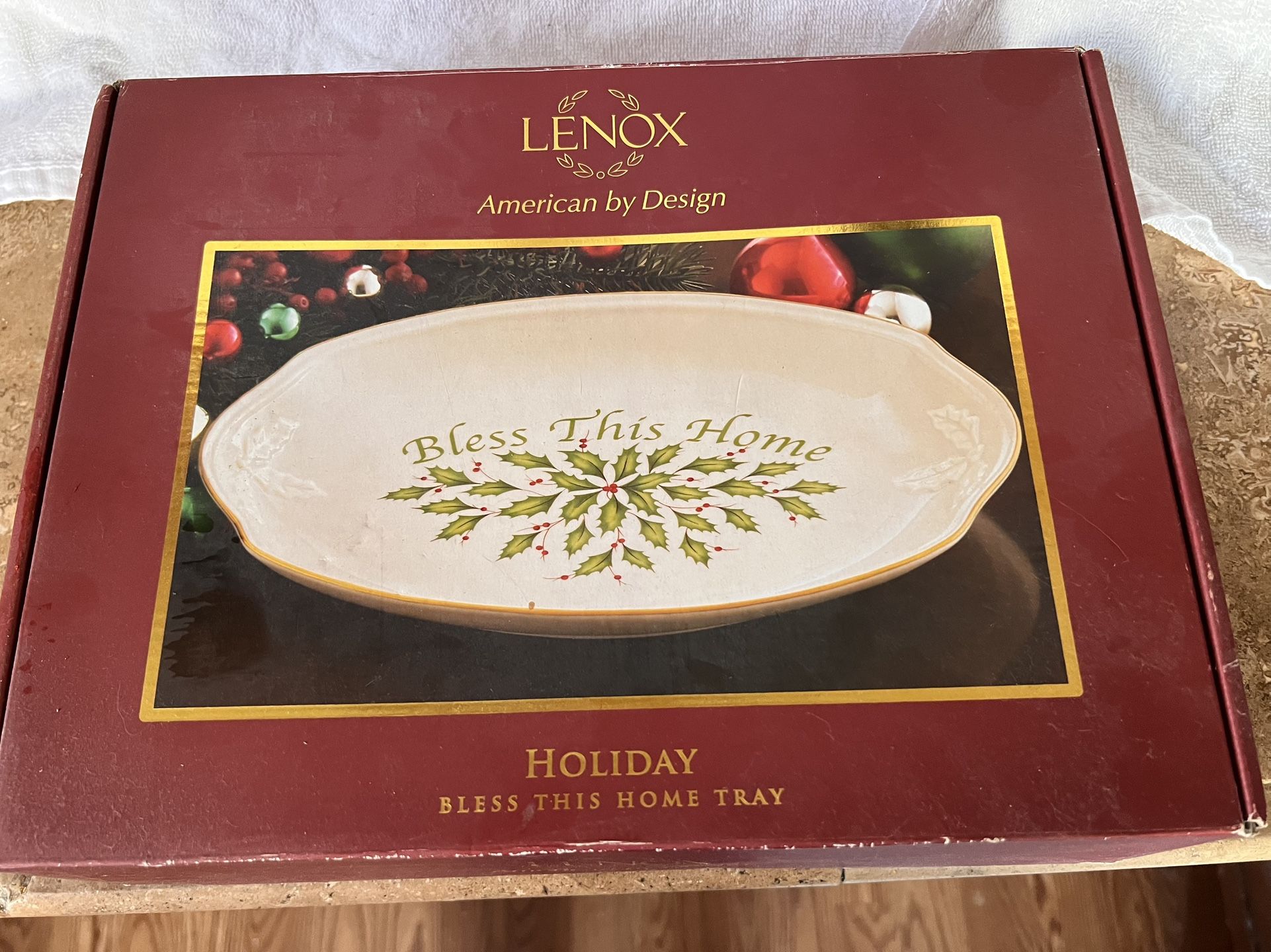 Lenox Bless This Home Platter