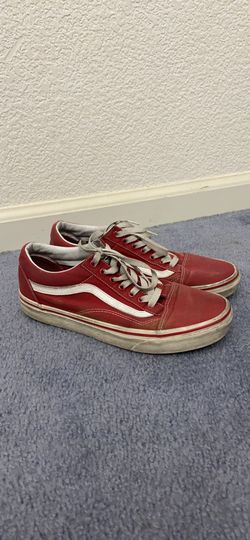 Vans Old Skool Skate Shoes Red