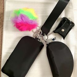 Wristlet/pouch keychain bundle