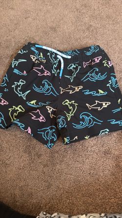 Neon Shark Swim shorts 3T