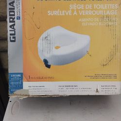 Locking Elevated Toilet Seat 