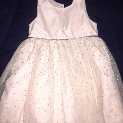 Girls Pink Party Dress Size 4T 