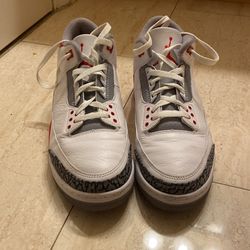 Air Jordan 3 Retro 'Cardinal Red size 9.5