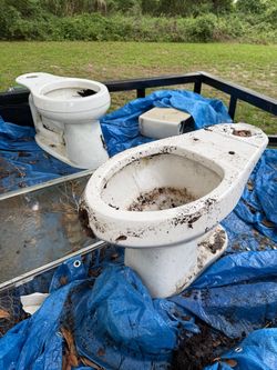 Free porcelain toilets