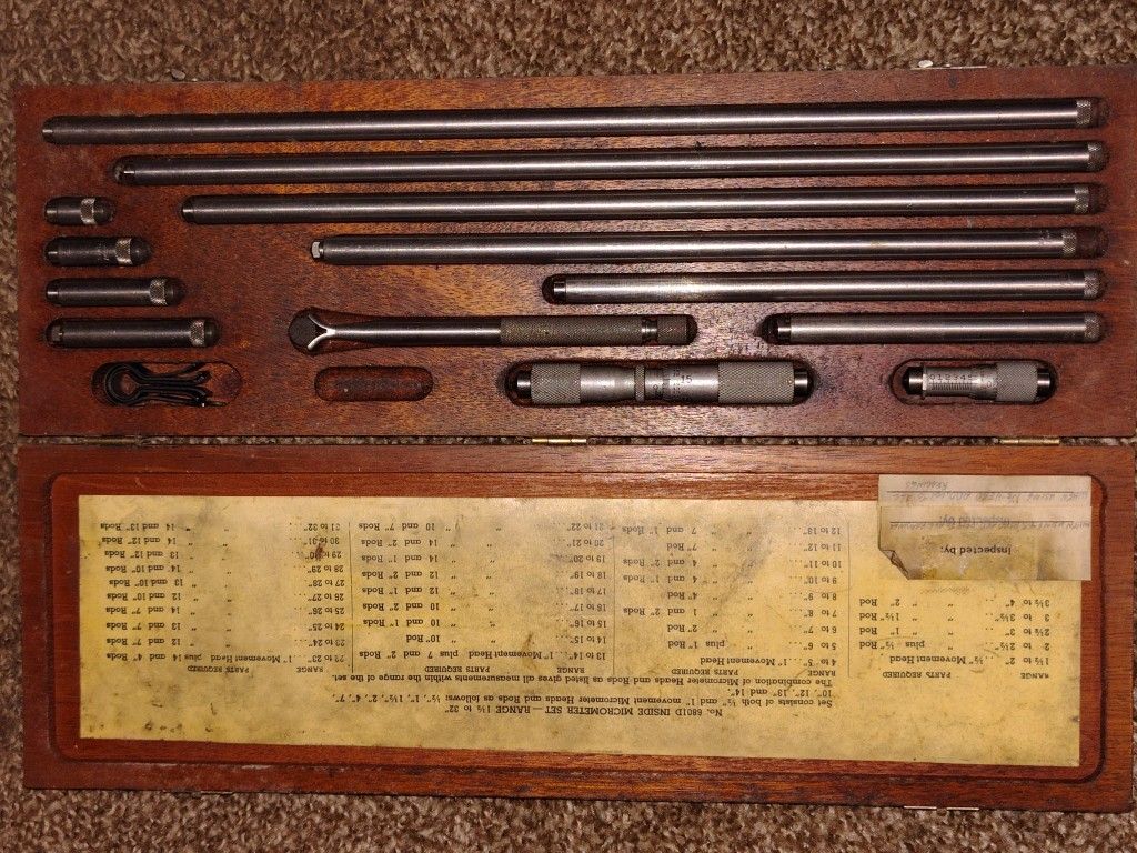 Vintage - Lufkin Inside Micrometer Set : No. 680ID