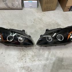 2000-2009 Honda S2000 Aftermarket halo led headlights with oem lenses S2k