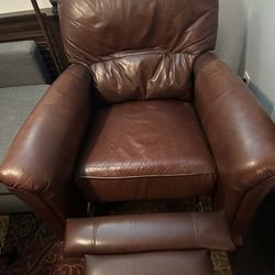 Recline lather brown very good  condition !!