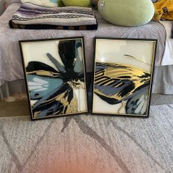 home decor brand new modern art butterfly picture frames 