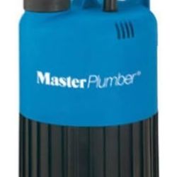 Master Plumber 540114 1/2 hp Thermoplastic/Stainless Steel Pump - Color May Vary