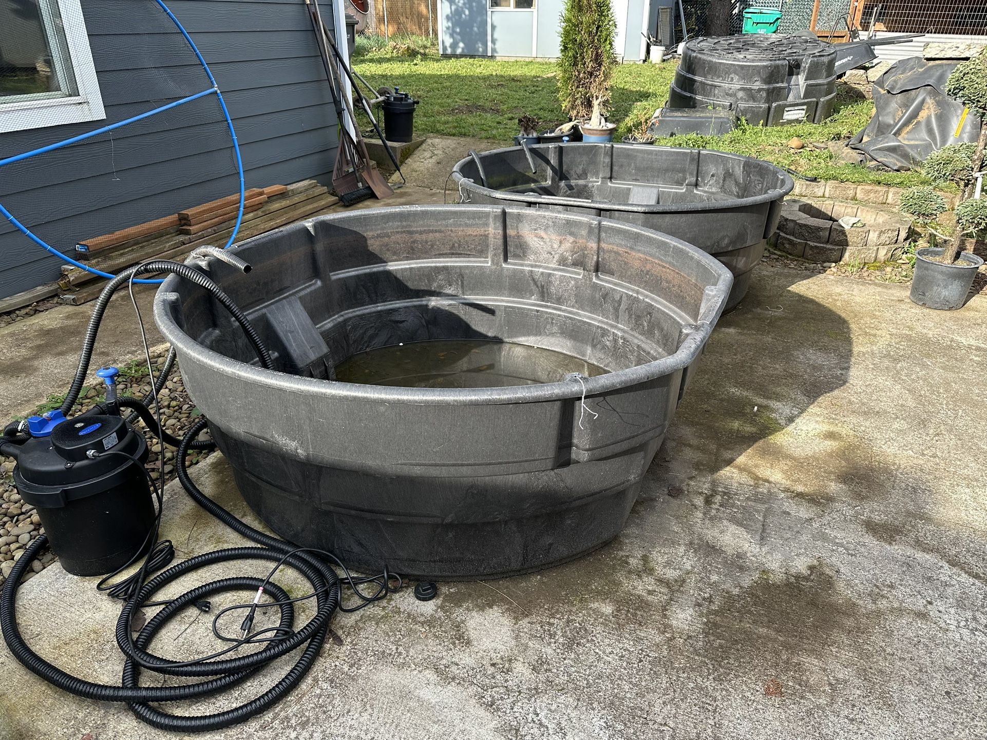 300 Gallons Water Stock Trough ($250/ea)