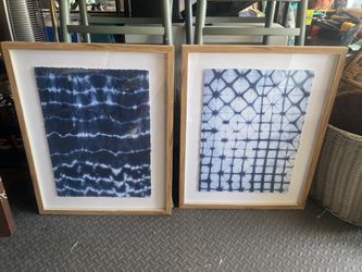 Navy Framed Wall Art