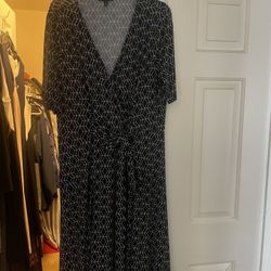 Blue Work And Dinner Dress