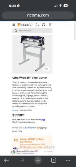 Ultra Wide 25" Vinyl Cutter