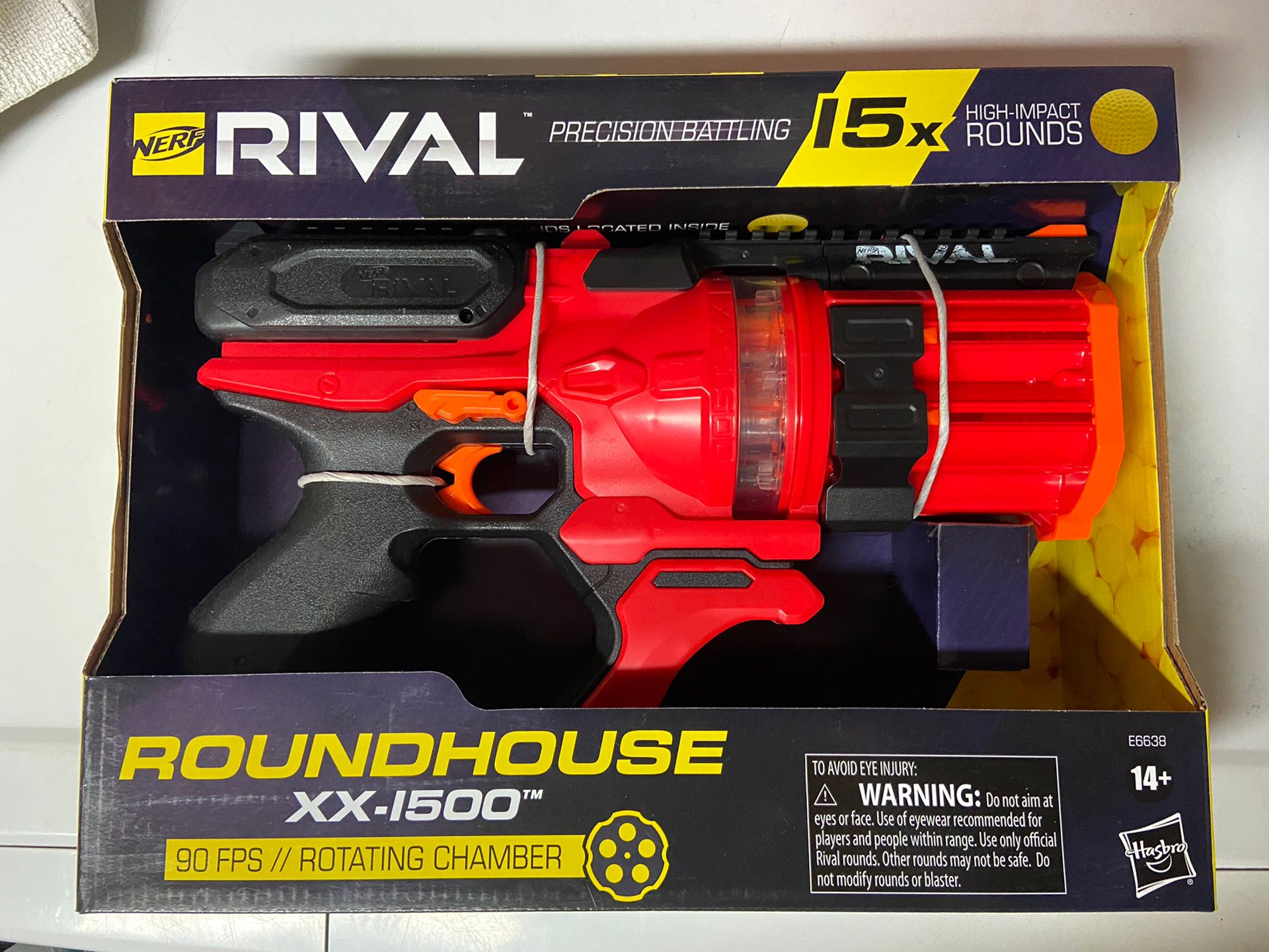 Brand New! NERF  Rival Roundhouse X-1500 