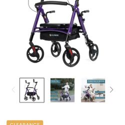 BRAND NEW: Elenker Rollator Walker/Chair