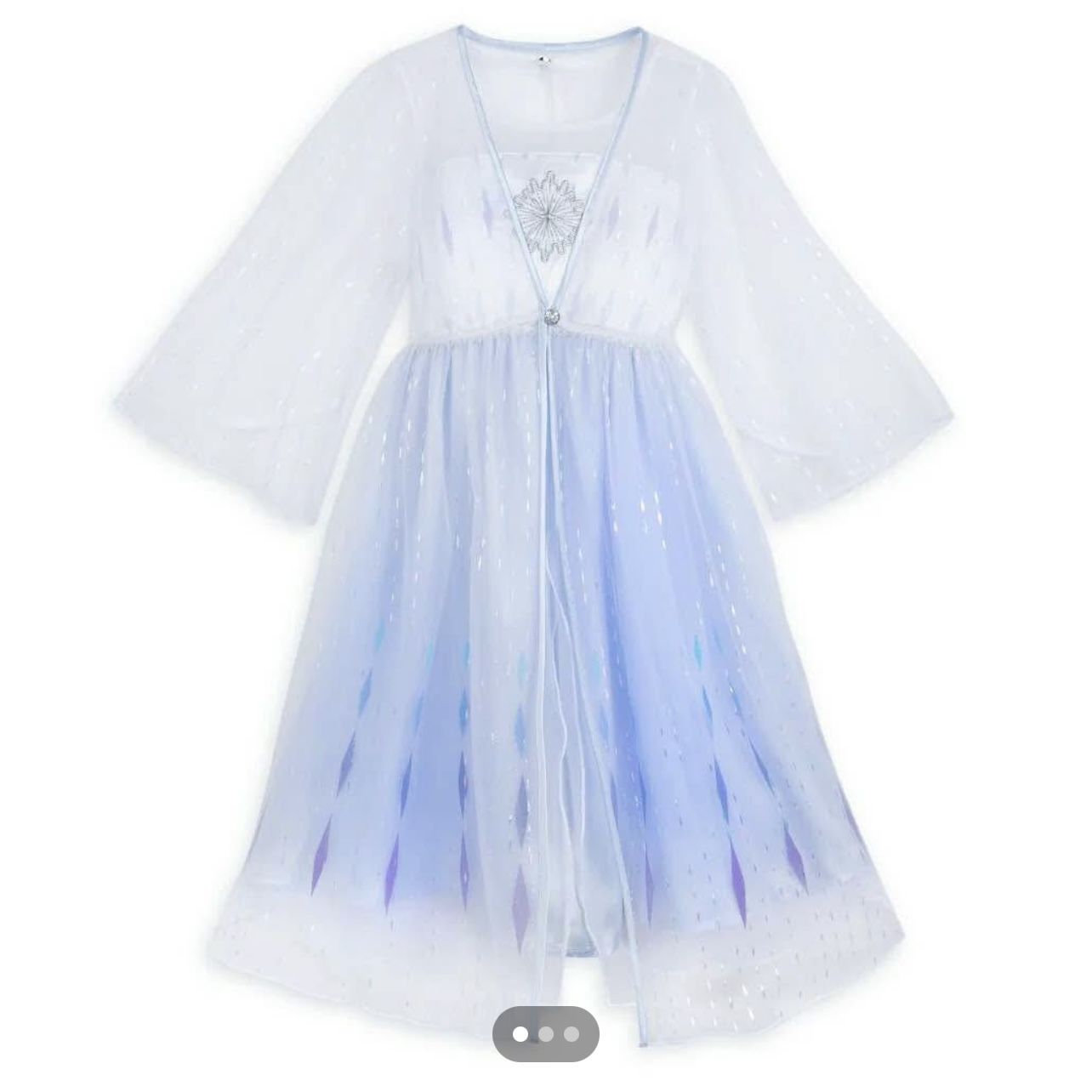 Size 8/10 elsa 2 frozen dress Costume