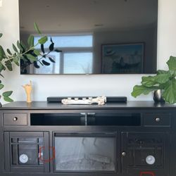 TV Console with Electric fireplace