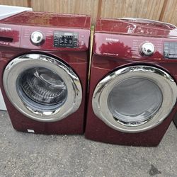 Samsung Washer And Dryer Set Electric 