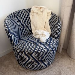 Crate and Barrel Swivel Chair