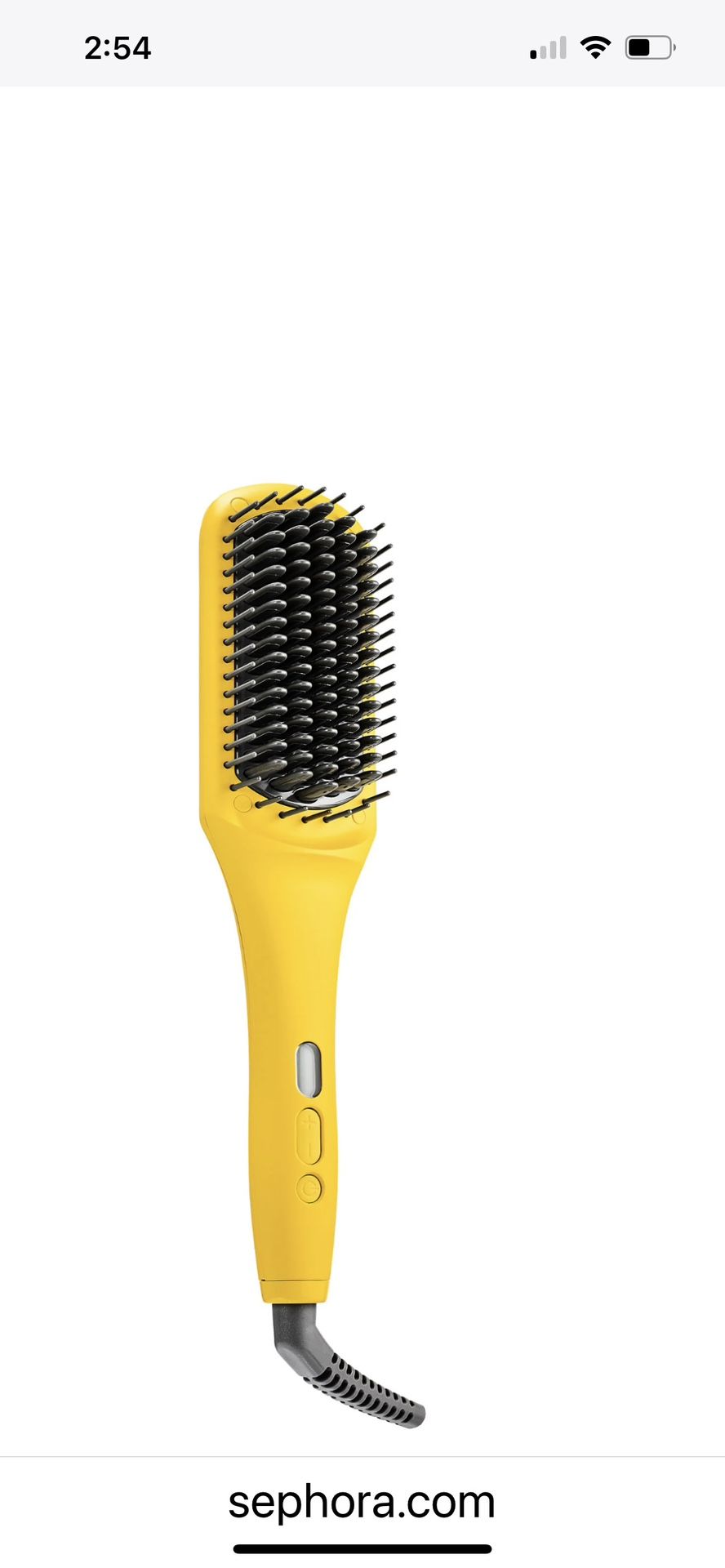 The Brush crush heated straightening brush