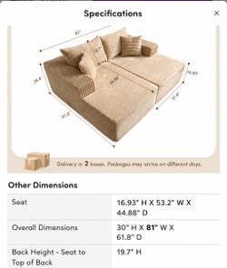 Cloud Modular Sectional Couch – Ultra Plush & Cozy